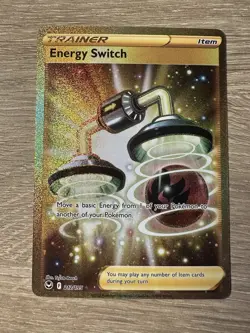 Pokemon - Silver Tempest - ENERGY SWITCH - Secret Rare - 212/195 - Image 1