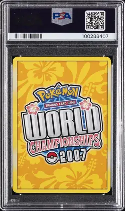 2007 POKEMON WORLD CHAMPIONSHIPS PROMO LEGEND ASCENT JOLTEON-GOLD STAR PSA 9 - Image 2