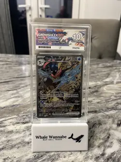 Pokemon TCG Greninja Ex SVP 132 Shrouded Fable Promo ACE 10 Gem Mint - Image 1