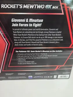 Pokemon Team Rocket's Mewtwo Ex Box NEW FACTORY SEALED ! - Image 2