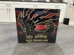 Pokemon TCG Sword and Shield Lost Origin ETB New Factory Sealed. Small Tear 820650850714 - Image 1
