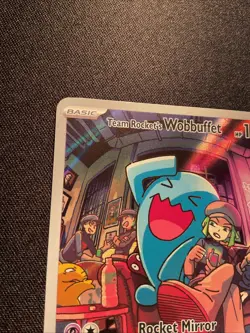 Pokemon TCG Team Rocket's Wobbuffet SVP 203 Pokemon Center Exclusive Promo - NM - Image 4