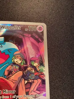 Pokemon TCG Team Rocket's Wobbuffet SVP 203 Pokemon Center Exclusive Promo - NM - Image 5