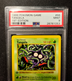Pokemon TANGELA 66/102 1st Edition Shadowless Base set PSA 9 Private - Image 3