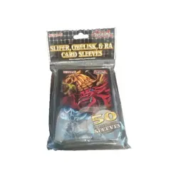 Konami Slifer Obelisk & Ra Card Sleeves 50ct Tournament-Legal Sleeves Yu-Gi-Oh! - Image 1
