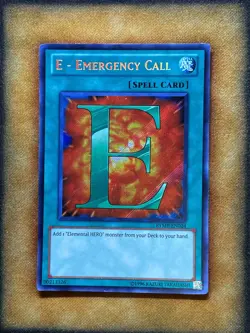 Yugioh E-Emergency Call RYMP-EN024 Secret Rare NM - Image 1