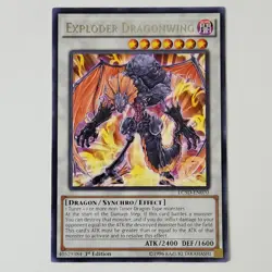 Exploder Dragonwing - LC5D-EN070 - Rare - NM/VLP - 1st ed - Yugioh - Image 1