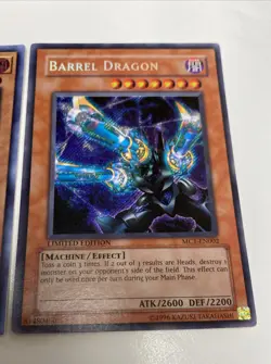 Yugioh - Barrel Dragon MC1-EN002 SECRET + Barrel Dragon LART-EN037 ULTRA NM SET - Image 3