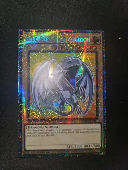 Yu-Gi-Oh! Blue-Eyes White Dragon BLMM-EN005 Starlight Rare Chibi - Image 1