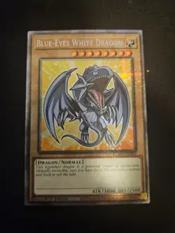 Yu-Gi-Oh! Blue-Eyes White Dragon BLMM-EN005 Starlight Rare Chibi - Image 2
