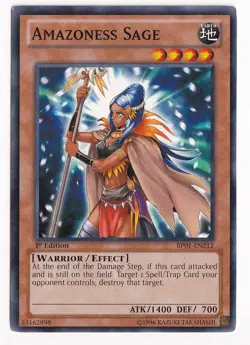 Amazoness Sage - BP01-EN212 - Starfoil Rare - 1st Edition - Image 1