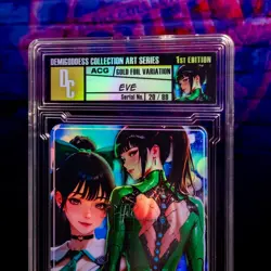 Eve Stellar Blade Waifu Card Encased 20/99 Gold Foil Demigoddess Collection SLAB - Image 2