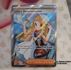 Pokemon TCG Mega Evolution Lillie’s Determination Full Art Trainer Card 169/132 - Image 1