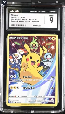 Pikachu SWSH020 Holo Promo Card Sword & Shield Psa Cgc - Image 1