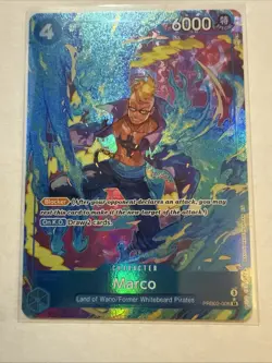 Marco PRB02-008 SR Alternate Art One Piece Card Game English NM - Image 1