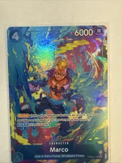 Marco PRB02-008 SR Alternate Art One Piece Card Game English NM - Image 5