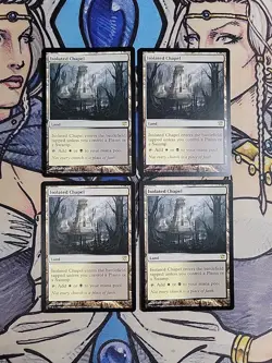 4x Isolated Chapel - LP Innistrad MTG Magic - Image 1