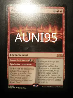 mtg magic Virtue of Embereth Blaze FRENCH vf fr Vertu de courage brasier de - Image 1