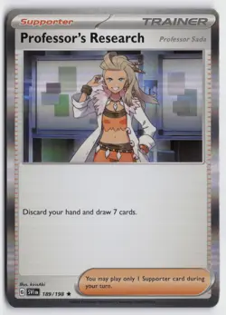 Pokemon Professor's Research 189/198 Holo Rare SV01: Scarlet & Violet Base Set N - Image 1