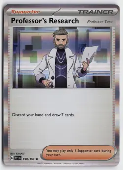 Pokemon Professor's Research 190/198 Holo Rare SV01: Scarlet & Violet Base Set N - Image 1
