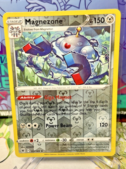 Magnezone 107/189 SWSH10: Astral Radiance Reverse Holo LP Pokemon Card - Image 1