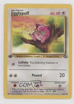 Jigglypuff 1st Ed. Pokemon Jungle #54 1999 - Image 1