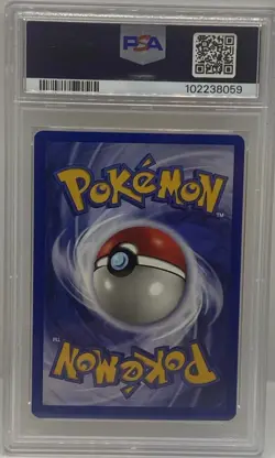 1999 POKEMON FOSSIL #7 HITMONLEE-HOLO PSA 8 NM-NT - Image 2
