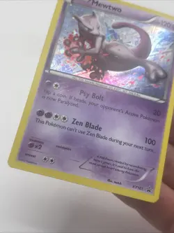 POKEMON BLACK STAR PROMO MEWTWO XY101 HOLO FOIL MP/LP - Image 3