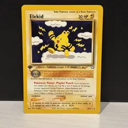 Pokemon Neo Genesis 1st Edition Non Holo Rare Elekid (22/111) TCG - Image 1