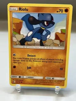 Pokemon Double Print Misprint Error Riolu 66/156 Sm-Ultra Prism Regular - Image 2