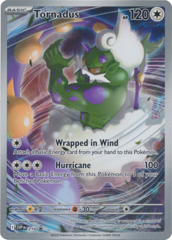 Tornadus SVP210 Black Star Promo Black Bolt White Flare Pokemon TCG - Image 1