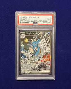 PSA 9 Kingdra ex #131 SV Promo Shrouded Fable 2024 Pokemon MINT - Image 1