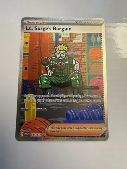 Lt. Surge's Bargain (Special Illustration Rare) 185/132 - Mega Evolution Pokemon - Image 1