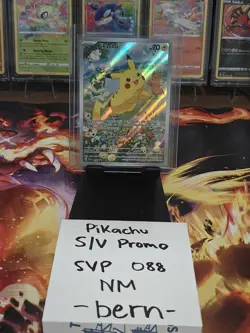 Pokemon TCG - Pikachu SVP 088 - Black Star Promo - NM / MINT - Image 1