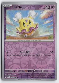 Pokemon Flittle 102/198 Reverse Holo Common SV01: Scarlet & Violet Base Set NM - Image 1