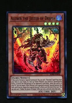 Aluber the Jester of Despia - RA02-EN016 - Super Rare - 1st Edition Yugioh - Image 1