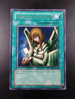 YUGIOH 2005 RARITY | GRACEFUL CHARITY | DB2-DE095 | GERMAN | RARE | VG-EX - Image 1