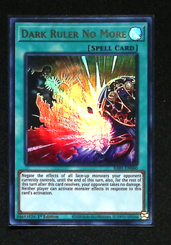 Dark Ruler No More - RA01-EN060 - Ultra Rare - 1st Edition - Yugioh - Image 1