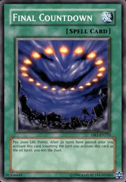 Final Countdown - DR1-EN253 - MP - YuGiOh - Image 1