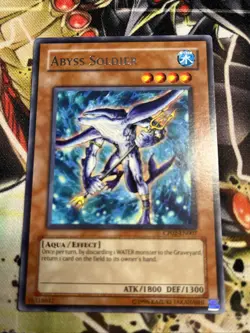 YuGiOh TCG Abyss Soldier CP02-EN007 Champion Pack Rare NM - Image 1