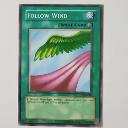 Follow Wind - LOB-098 - NM/VLP - Common - Unlimited - Yugioh - 2010 Reprint - Image 1