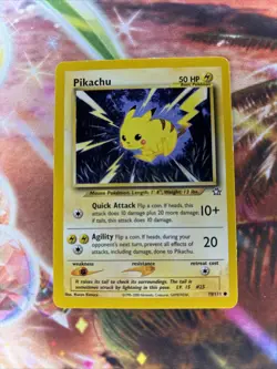 Pikachu - 70/111 - Neo Genesis - Unlimited - Pokemon Card - MP/LP - Image 1