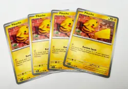 Pikachu 051/162 x4 4x Pokemon Card 2024 Temporal Forces Playset - Image 1