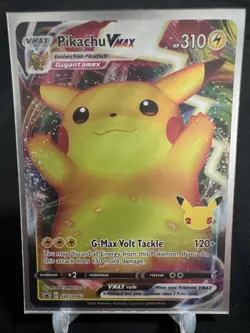 Pikachu Vmax SWSH062 NM Full Art Promo Rare Pokemon Card - Image 1