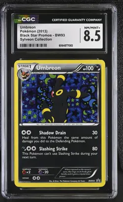 CGC 8.5 Umbreon 2013 Black Star Promos BW93 Sylveon (Collection) Pokemon Card - Image 1