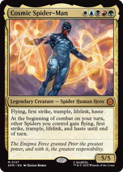 Cosmic Spider-Man Marvel's Spider-Man NM Creature Mythic Rare MTG CARD ABUGames - Image 1