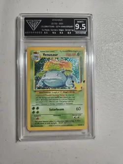 Venusaur 002/025 Pokemon Celebrations 25th - Get Graded 9.5 Mint - Graded Card - Image 1