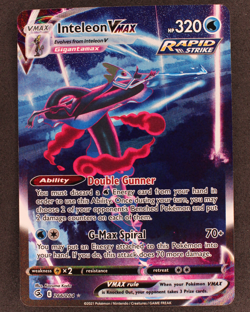 Inteleon VMAX Alternate Art Secret 266/264 - Pokemon Card - Fusion Strike - MP - Image 1