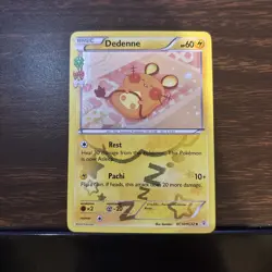 Pokemon TCG Dedenne Generations Radiant Collection Uncommon Card RC10/RC32 Holo - Image 1
