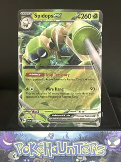 Pokemon Card Spidops ex 019/198 Scarlet & Violet Base Set Double Rare NM - Image 1